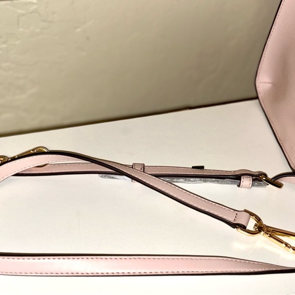 Michael Kors Blush Satchel with Gold Accents